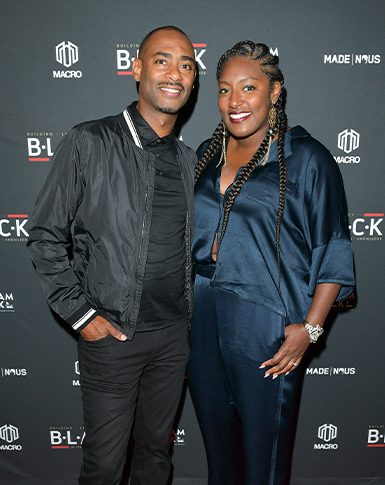 Charles D. King and Stacey Walker King at The B.L.A.C.K Ball