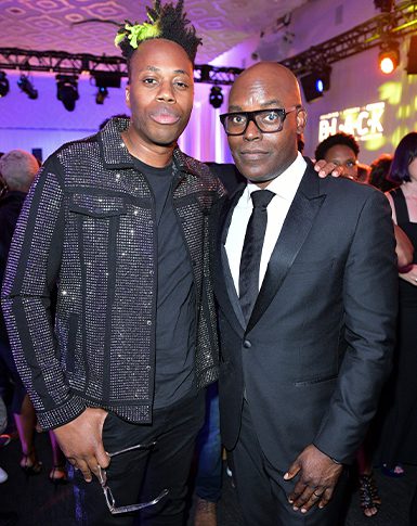 Kardinal Offishall and Cameron Bailey at The B.L.A.C.K Ball